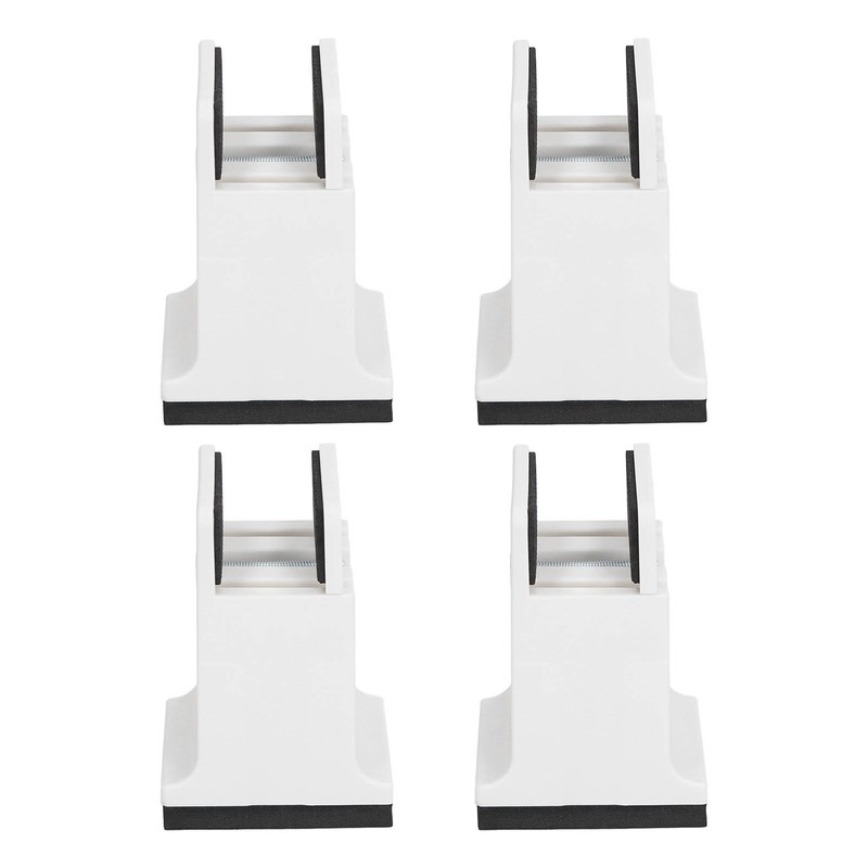 4pcs Adjustable Furniture Risers with Screw Clamp Rubber Bed Couch