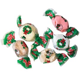 Taffy Town Candies- Christmas Assortment, Gourmet, Nougat-Style, Soft & Delicious, Sumer Snack Treats, Party Good Candies, 5LB