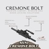 STALLION HARDWARE Durable Iron Lever Style Mini Cremone Bolt 2'