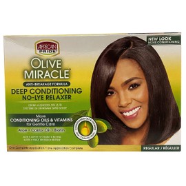 AFRICAN PRIDE OLIVE MIRACLE RELAXER KIT