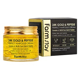 Pure gold peptide moisturizing ampoule cream for tired skin 80ml / 순금 펩타이드 지친피부 보습 수분공급 앰플크림 80ml