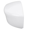 Side Mirror Cover Exterior Rearview Mirror Cover Cap Unpainted White