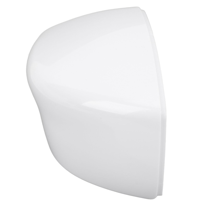 Side Mirror Cover Exterior Rearview Mirror Cover Cap Unpainted White