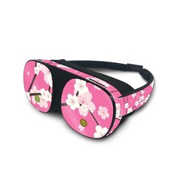 MightySkins Glossy Glitter Skin Compatible with HTC Vive Flow - Sakura Pink | Protective, Durable High-Gloss Glitter Finish | Easy to Apply