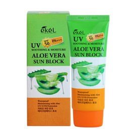 Ikel Soothing & Moisture Sunblock SPF50 PA+++ 70ml Aloe Vera / Sunscreen / 이켈 수딩앤모이스쳐 선블럭 SPF50 PA+++ 70ml 알로에베라 선크림