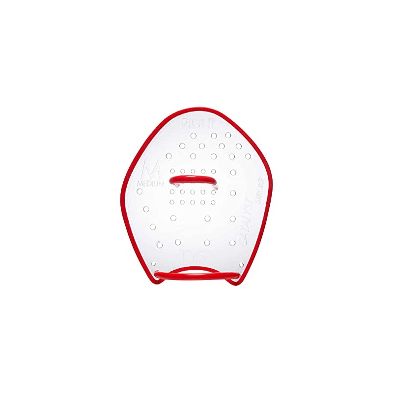 TYR Catalyst Stark Paddle Swimming Equipment, Clear, X-Large