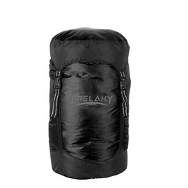 Frelaxy Compression Sack, 40% More Storage! 11L/18L/30L/45L Compression Stuff Sack, Water-Resistant & Ultralight Sleeping Bag Stuff Sack - Space Saving Gear for Camping (Black, XXL)