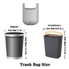 Small Black Trash Bags,Thicken Value 4 Gallon Trash Bag with