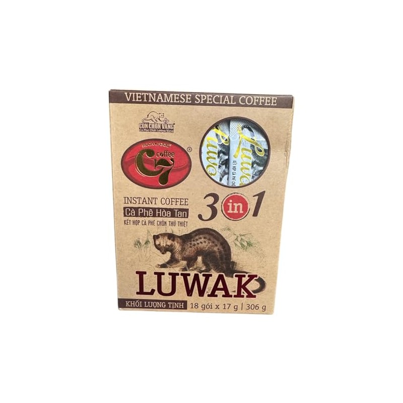 Vietnamese Special Instant Coffee 3 In 1 Luwak - Cafe