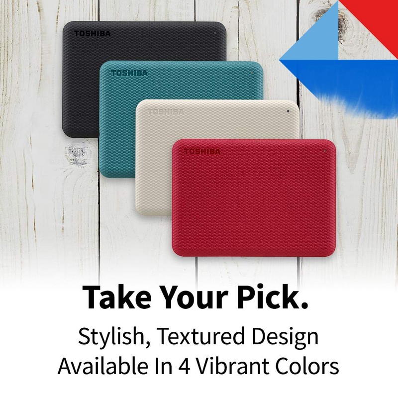 Toshiba Canvio Advance 1TB Portable External Hard Drive USB 3.0,