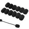 ChasCoCo 12pcs Headphone Replacement Microphone Sponge Income Microphone Windshield Loudspeaker