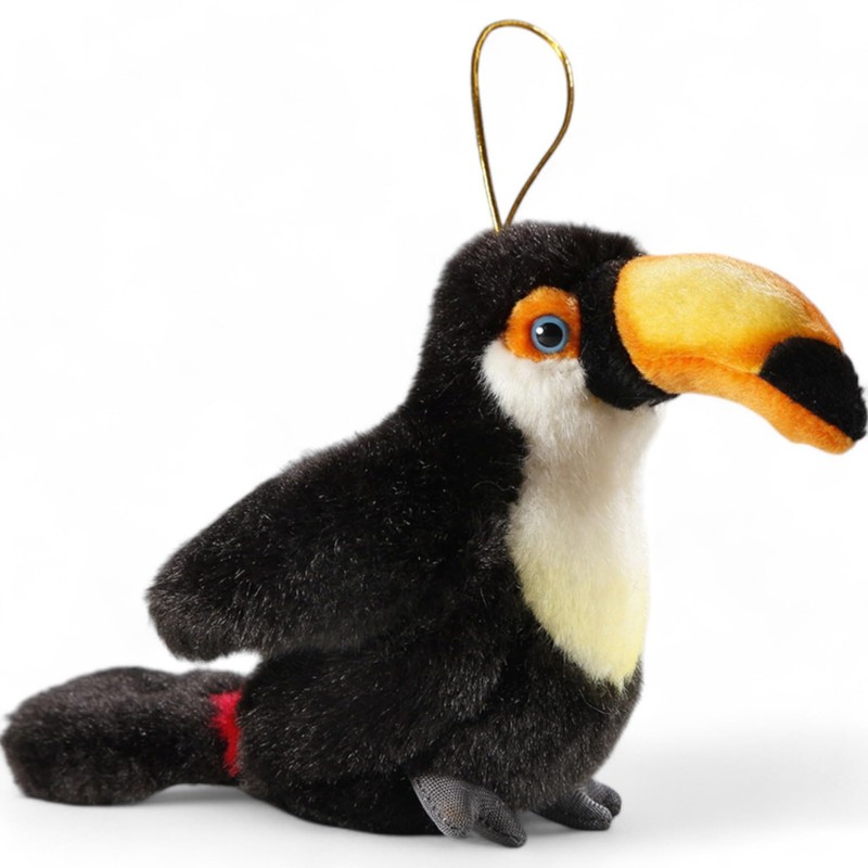 Carl Dick Toucan, bird, plush toy, cuddly toy, approx. 13