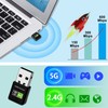 Aigital WiFi Stick, WLAN Adapter 600Mbps (2.4G/600Mbps) Wireless USB Adapter