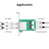 Dual Mini SAS SFF-8088 to SFF-8087 Mini SAS Adapter, with
