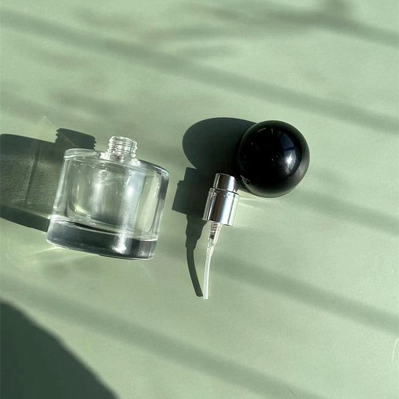 Empty Perfume Bottle 30ml Clear Glass Spray Bottle Refillable Perfume