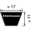 Classic Fan Belt 17 x 1450 mm