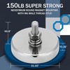 Therwen 20 Pack 150 lb Magnet with M6 Male Threaded