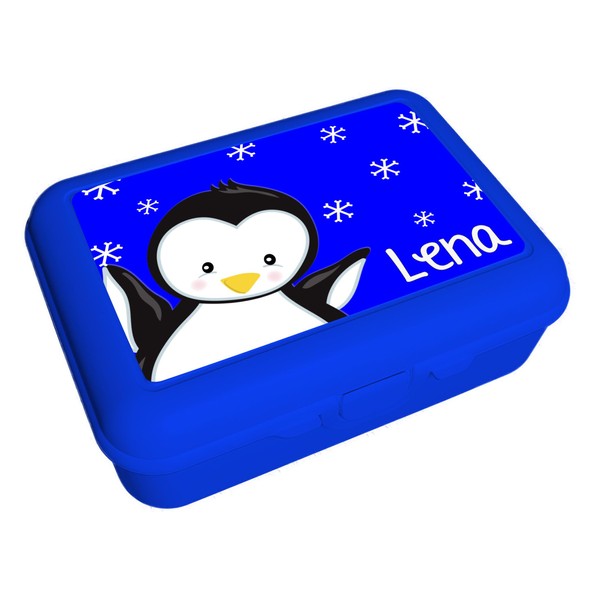 CreaDesign, Children's Lunch Box, Lunch Box, Blue with Compartments, Ideal