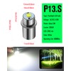 HONLEEX 2pcs DC 5-30V P13.5S PR2 Upgrade LED Flashlight Bulb,Conversion