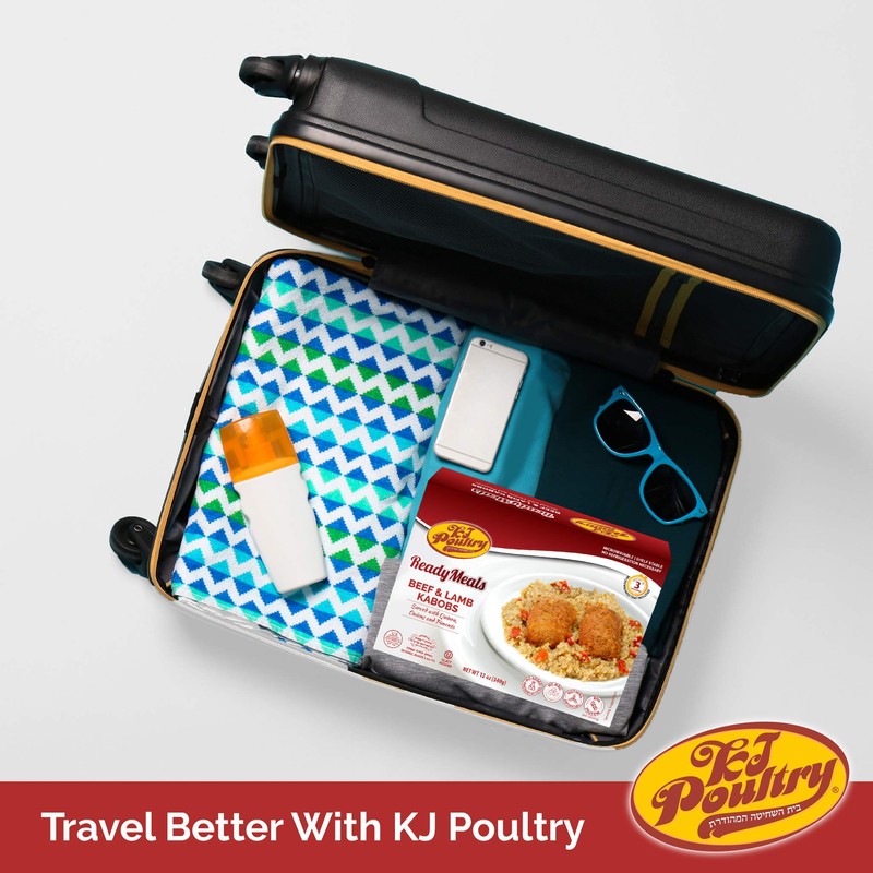 KJ Poultry Kosher Ready Meals - Beef Lamb Kabob &