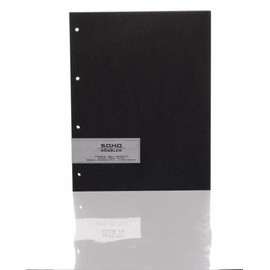 Rössler 1321000070 Photo Card Black Paper Thickness 300 g/m² for 4-Ring Mechanism 20 Sheets