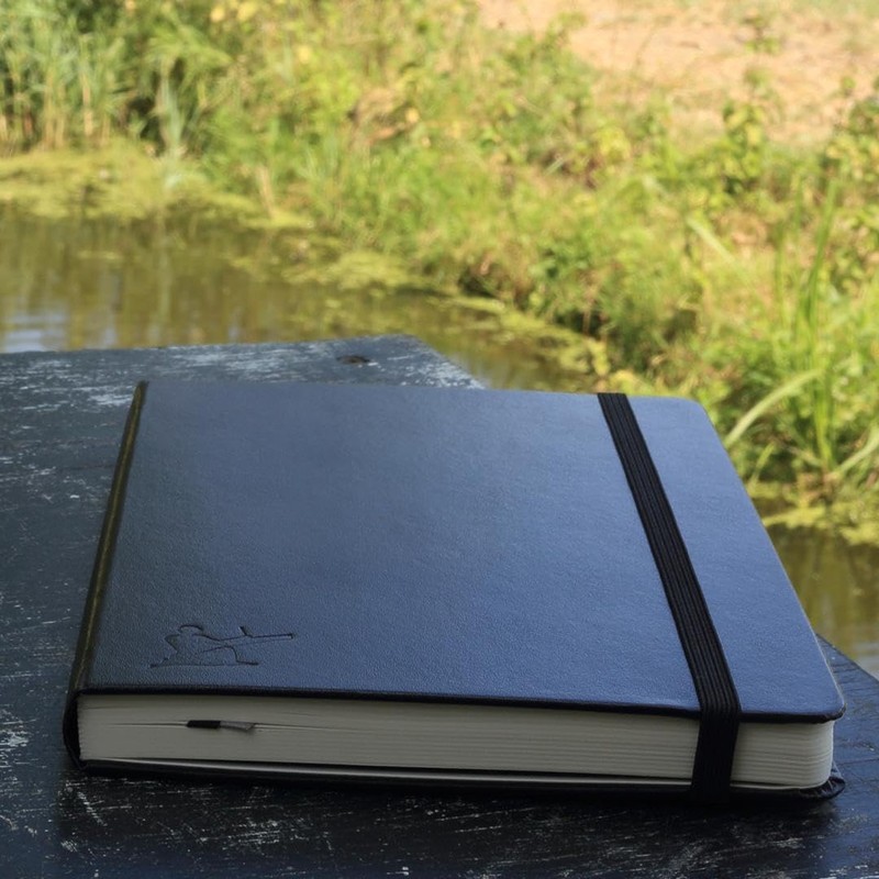 Hieroglyphs Notebook A5 Hardcover, 189 Numbered Pages, 3 Colours, Organiser