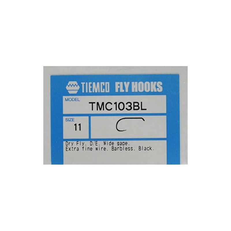 TIEMCO Fly Hook Q100 TMC103BL No. 15