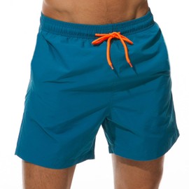 Traje de baño disuelto, pantalones cortos de broma, regalo divertido para hermano, novio, despedida de soltero, fiesta en la playa en la piscina, Verde agua, Medium