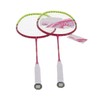 2 Player Badminton Racquets Adults Lightweight Carbon Fiber Rackets with