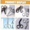 Baluue Stylish Eyebrow Tweezers 4pcs Set Curved Straight Scissors Precise