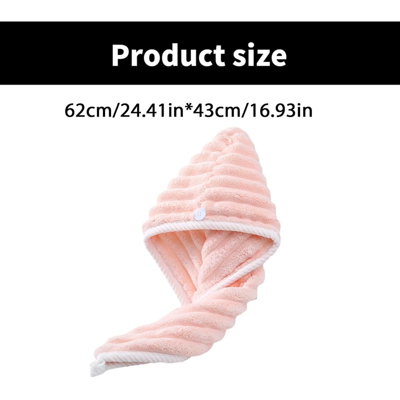 1 Toalla para Cabello De Microfibra, Toalla para Cabello, Turbante