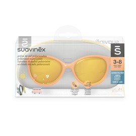 SUAVINEX, Polarised Sunglasses for Children 3 to 8 Years with UV Filter 400 100% UVA and UVB Protection Includes Bag and Strap Very Flexible and Lightweight Nugget Nugget, nugget