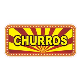 Custom Food Truck Decals Churros Food and Beverage Concession Concession Sign 18 in on Longest Side Design Only