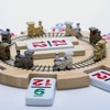 Mexican Train Dominoes Set Double 12 Color with Numbers and