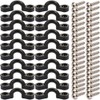 Borogo Kayak Pad Eye Kit, 20PCS Nylon Bungee Deck Loops