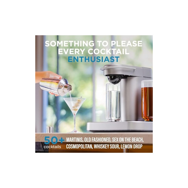 Bartesian 24-Pack Lemon Drop Variety Pack Capsules for Cocktail Machine