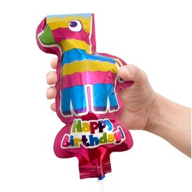 BEST PARTY EVER! Llama Pinata Happy Birthday Squeeze Popper 5 Pack (25 Confetti Party Poppers)