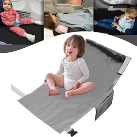 Joy Depot Toddler Airplane Bed Airplane Footrest Airplane Seat Extender for Toddler Rest Airplane Hammock Travel Accessories for Baby Boys Girls - Grey