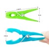 Living Today 24PCS Plastic Clothespins, Colorful Strong Clothing Pin Set,