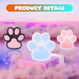 1pcs 5.5in Big Cat Paw Squishy FuFu Squishy Cute Adorable Soft Silicone Squeeze Toy for Stress Relief Kawaii Squishies PVC Toys,OPP Packaging Gifts for Kids Teenage