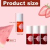 4 PC/SET Juego de glaseado de labios Fórmula natural larga