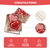 Artoid Mode Wood Love Pink Heart Valentine's Day Table Runner,