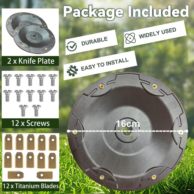 Luba & Luba 2 Mower Cutting Discs(Fits 2024 and Older