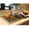 Ahyuan Roll up Dish Drying Rack Over The Sink Kitchen