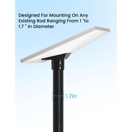 Starlink Gen 3 Pipe Adapter - High-Strength Aluminum Alloy Mount, Compatible with V3 Standard Dish, Supports Multiple Pole Diameters