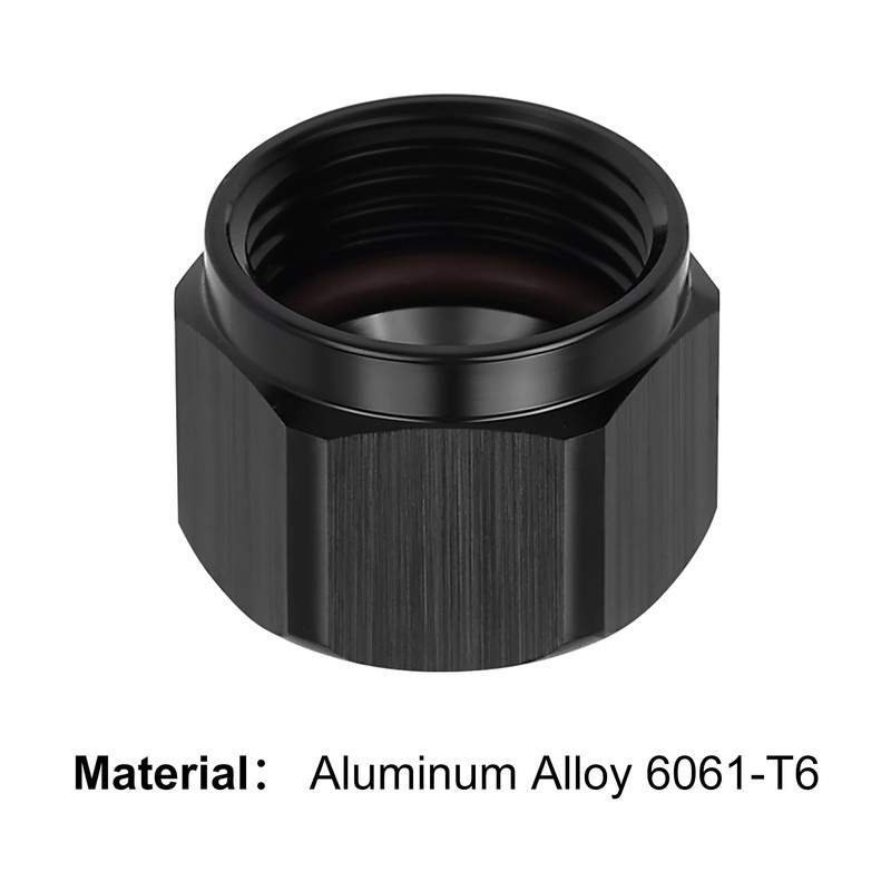 EVIL ENERGY 10AN Female Flare Cap Block off Fitting Adapter