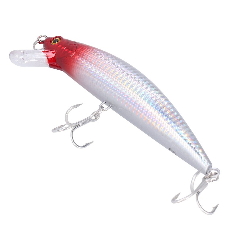 Sea Fishing Sinking Lure 60g Stainless Steel Plastic Artificial Simulation
