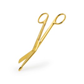 reen Max Lister Bandage Scissors-Safety Bandage & Trauma Shears-Stainless Steel Professional Scissors for First Aid Utility-Medical Care & Home Nursing-Size 5.5" (Gold, 5.5)