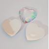 MajorCrafts 12pcs 30mm Flat Back Large Heart Acrylic Rhinestones Craft