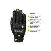 MAGID Black Impact Resistant Mechanics Gloves - Medium - 1